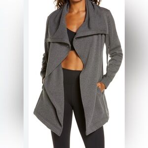 Zella - Shooting star drape collar cardigan - size Large